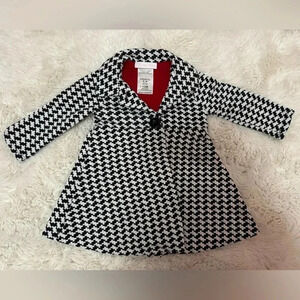 Bonnie Baby black and white 6-12 m Peacoat